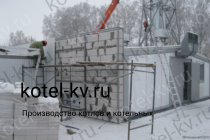 Противопожарная стена блочно модульной котельной МКУ 800 кВт Противопожарная стена блочно модульной котельной МКУ 800 кВт